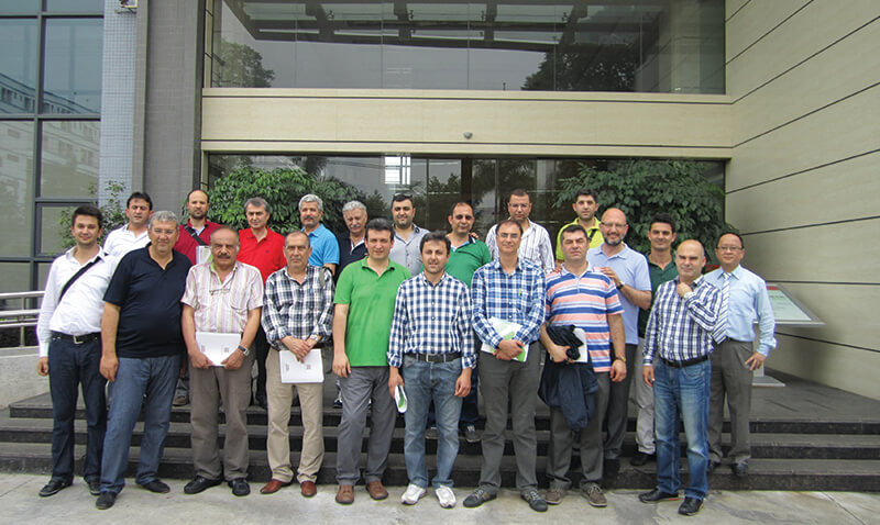 TURKISH INDUSTRIALISTS AND BUSINESSMEN VISITED THE WELLTEC MACHINERY FACTORY IN CHINAPLAS 2013 EXHIBITION.
